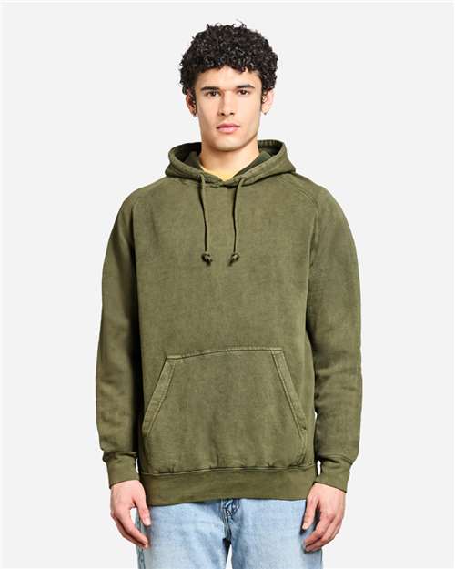 Unisex Vintage Raglan Hooded Sweatshirt